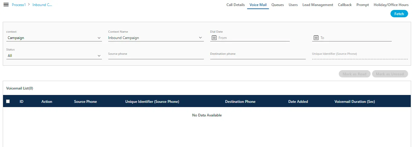 Figure: Voicemail
