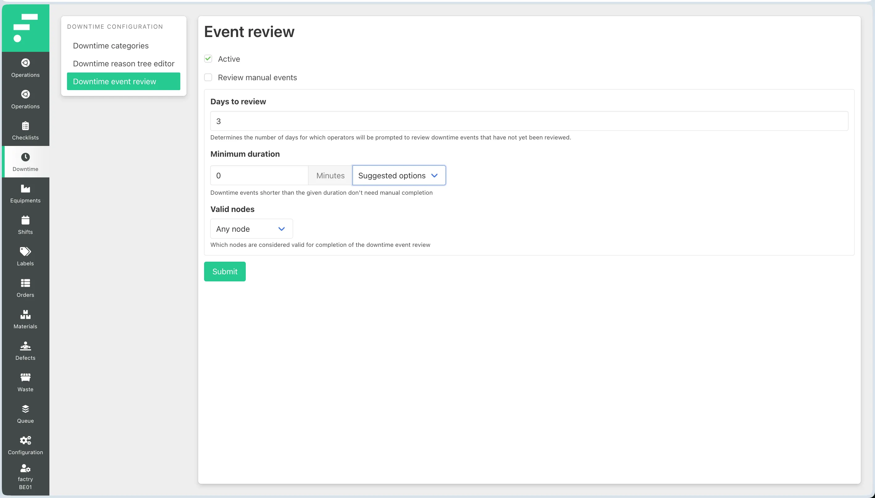 Event review 