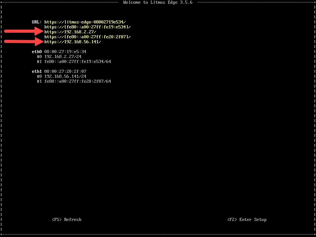 URLs to access Web UI URLs to access Web UI