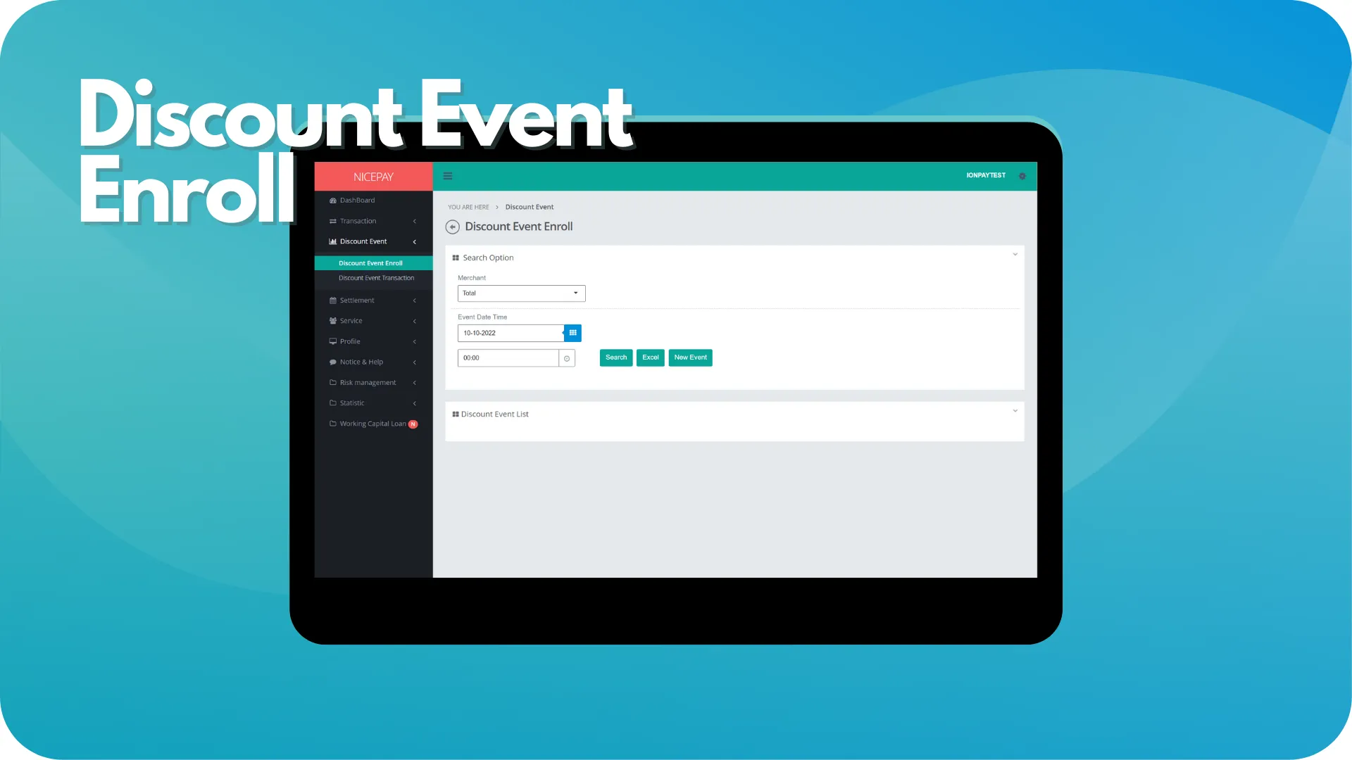Discount Event Enroll Discount Event Enroll