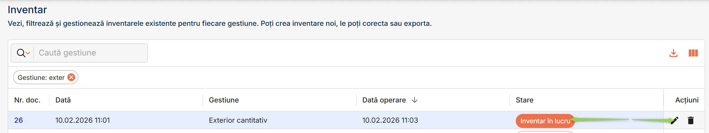 Continuă să procesezi ciorna Continuă să procesezi ciorna