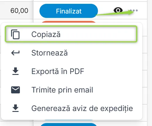 Copiază un document 