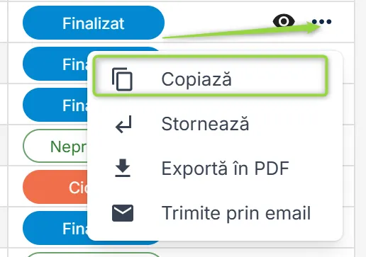 Copiază un document