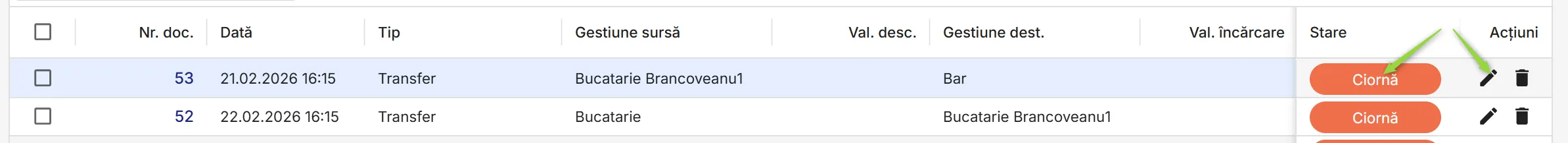 Continuă să procesezi ciorna