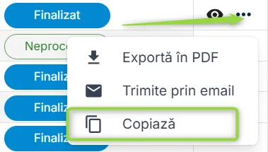 Copiază un document Copiază un document
