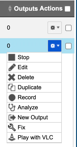 Actions on Input