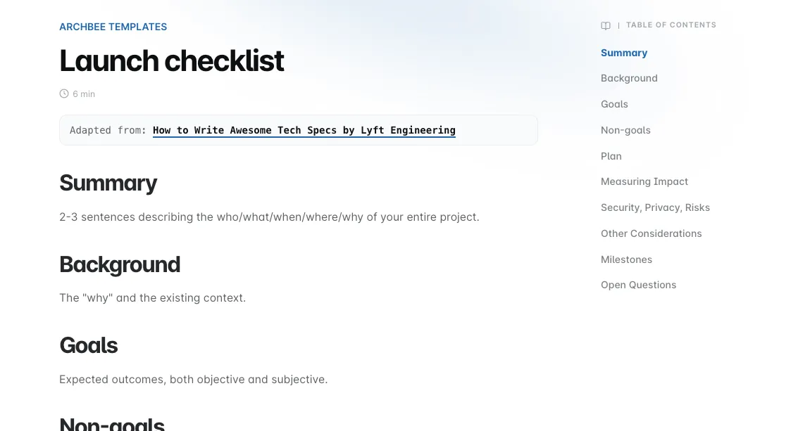 Link block header image