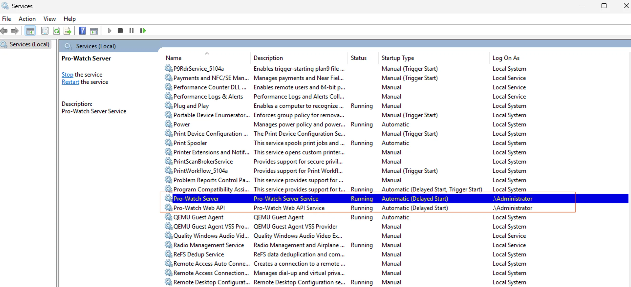 prowatch-troubleshooting prowatch-troubleshooting