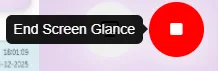End Screen Glance End Screen Glance