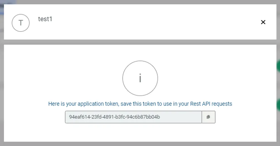 Application Token AAPM Account creation info box Application Token AAPM Account creation info box