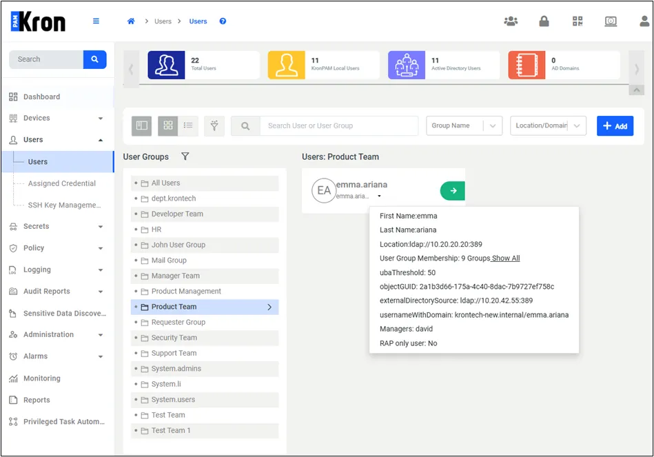 ObjectGUID attribute in User Accounts
