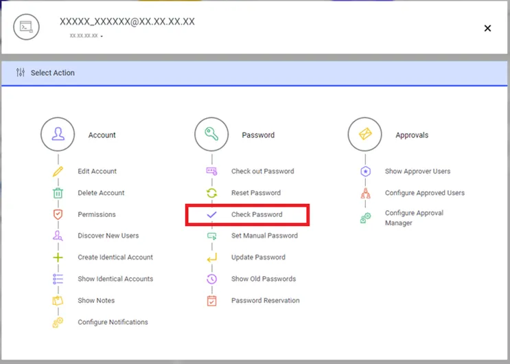 Resetting the Password