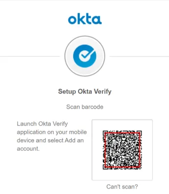 Okta Verify Barcode Viewer Okta Verify Barcode Viewer