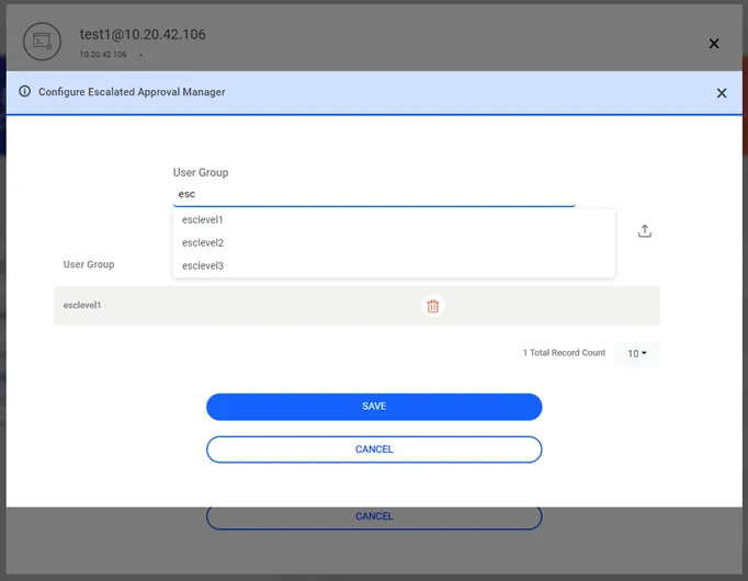 Assigning Escalation Manager