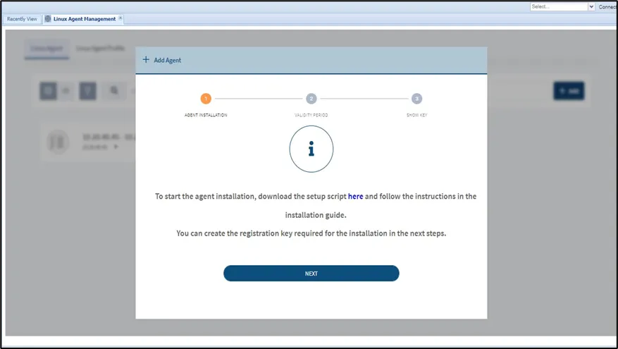 Adding New Agent Adding New Agent