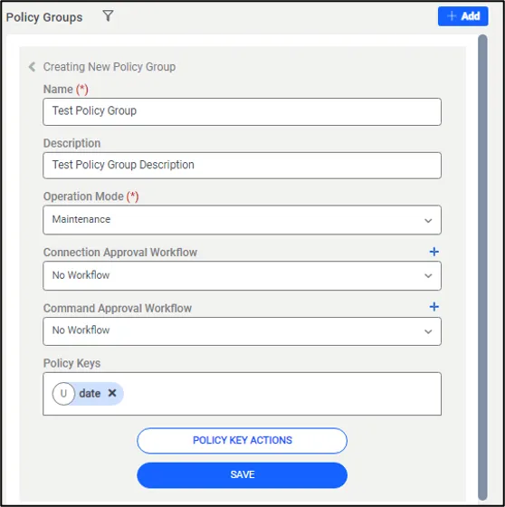 Connection Approval Workflow Configuration