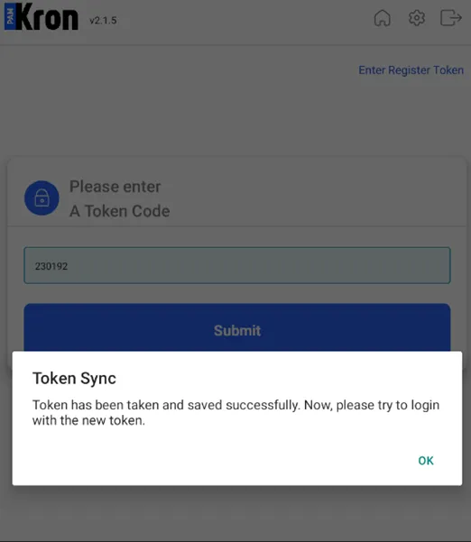 Token mismatch Token mismatch