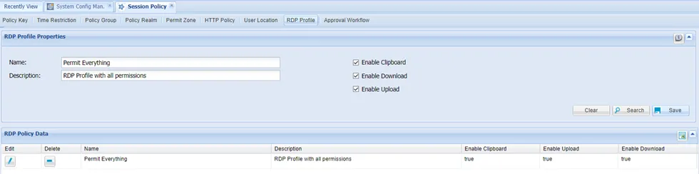 RDP Device Properties