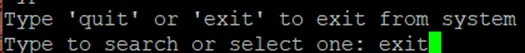 Exit from SSH Device or Tenant Exit from SSH Device or Tenant