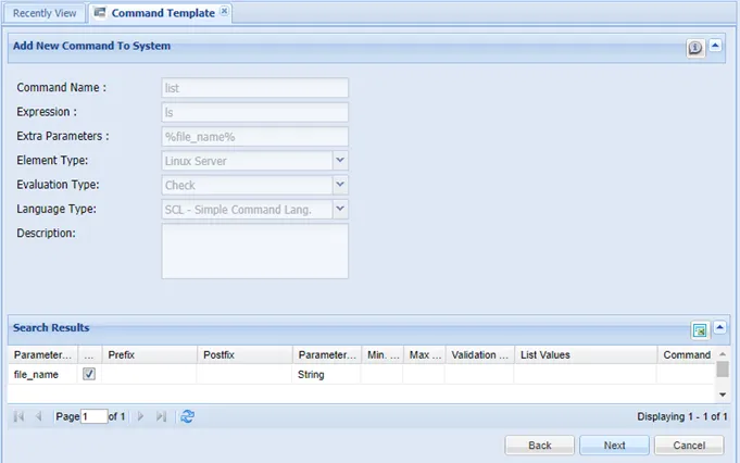 Input Parameters