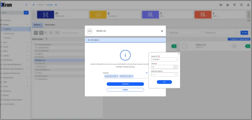 Database Discovery Profile 