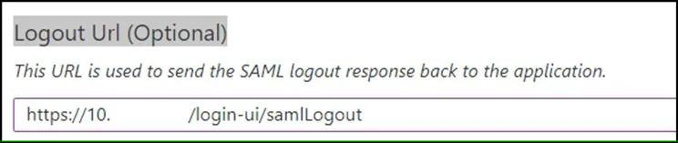 Logout URL