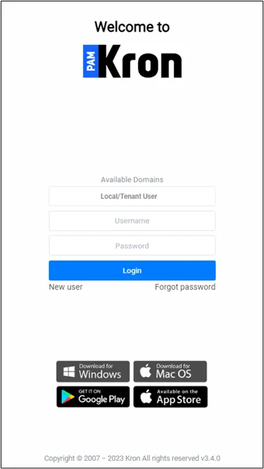 Select the domain for AD users