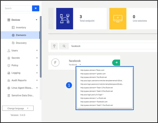 All keywords are configured in the Element Type Properties All keywords are configured in the Element Type Properties