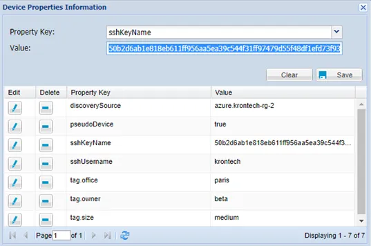 SSH Key Name