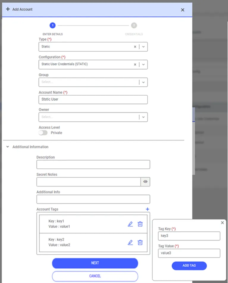 Account Tags