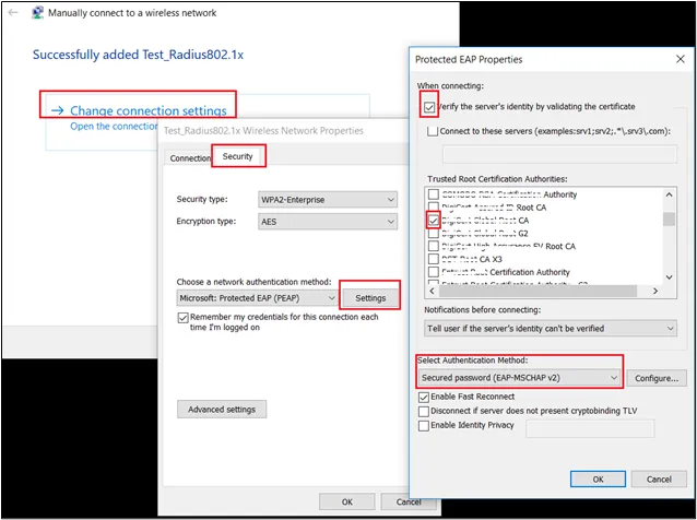  Manual Network Settings for Windows