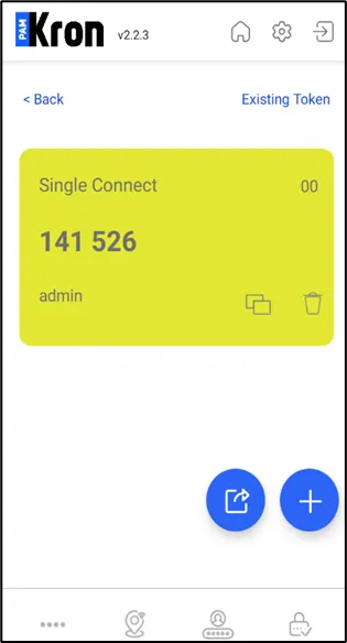 Creating a Connection between Kron PAM and its mobile app