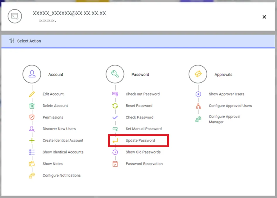 Changing Password Manually