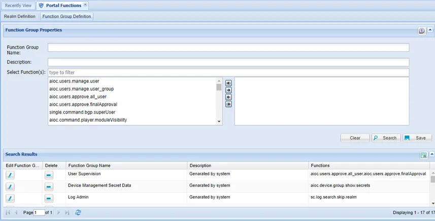 Portal Functions