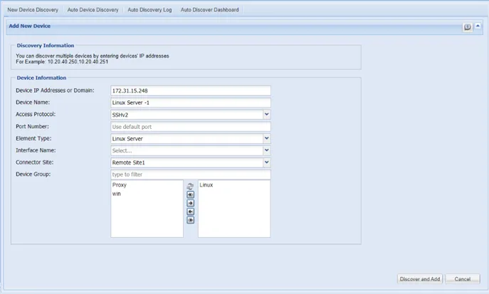 Adding Device to a Connector Site