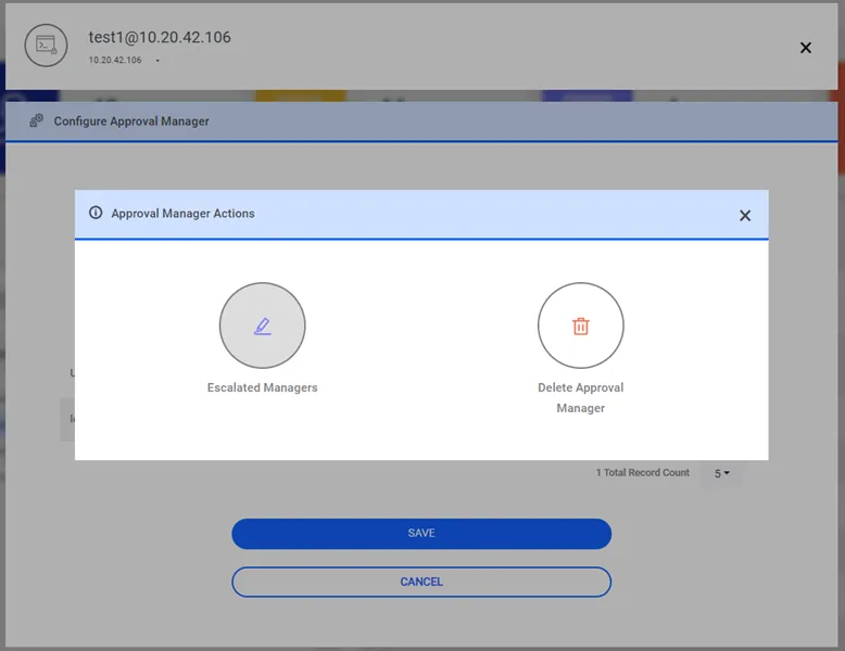 Configure Approval Manager Escalation Option