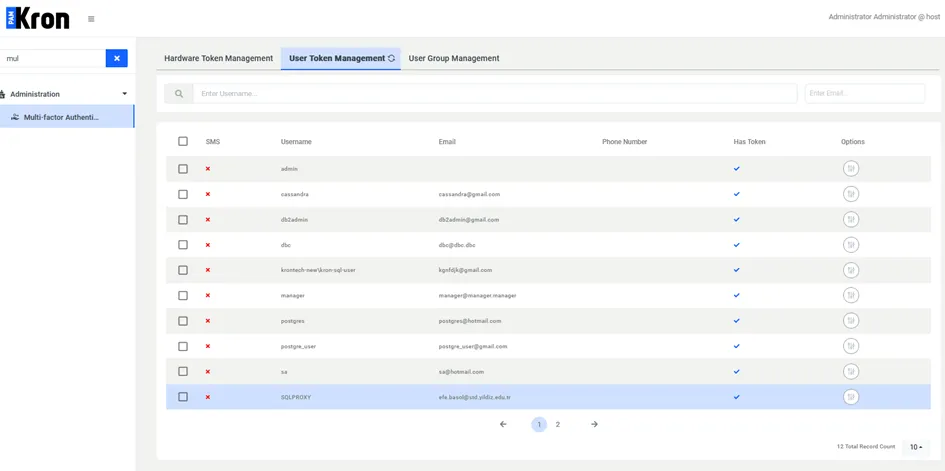 User Token Management User Token Management