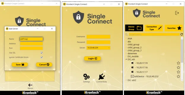 Desktop Client as an SSH Proxy