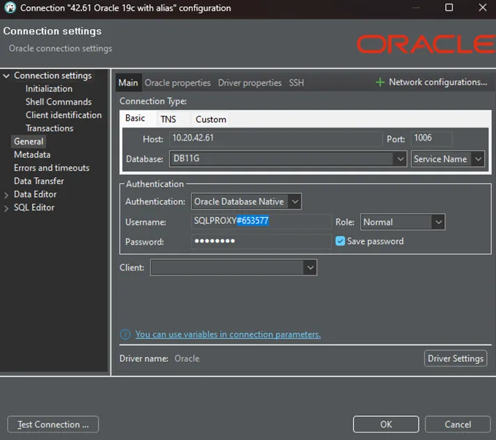 MFA 6 digit and Delimiter with Database Username on SQL Proxy