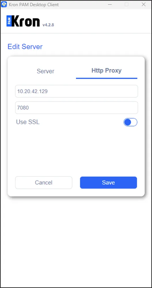 HTTP Proxy Settings HTTP Proxy Settings
