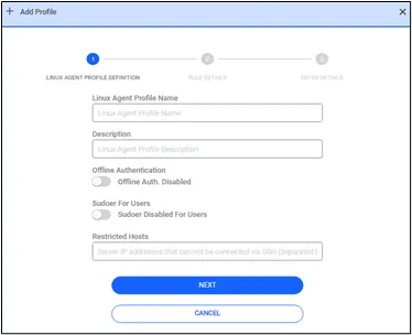 Linux Agent Profile Linux Agent Profile