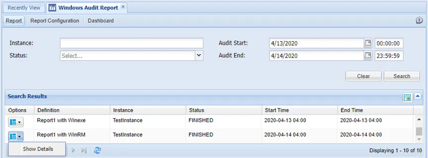 Windows Audit Report Windows Audit Report