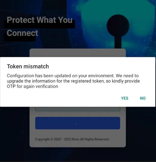 Token mismatch Token mismatch