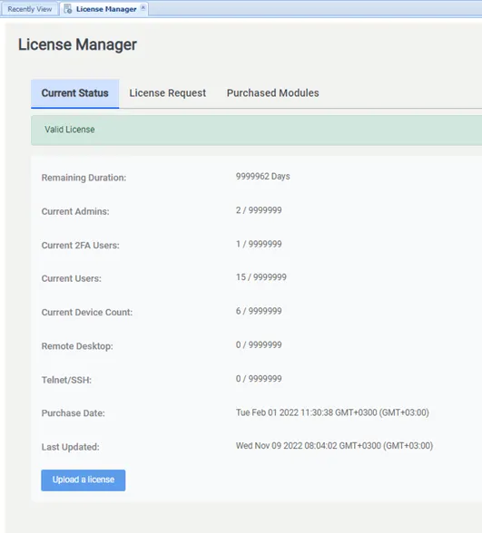 License Manager License Manager