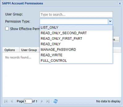 SAPM Permissions