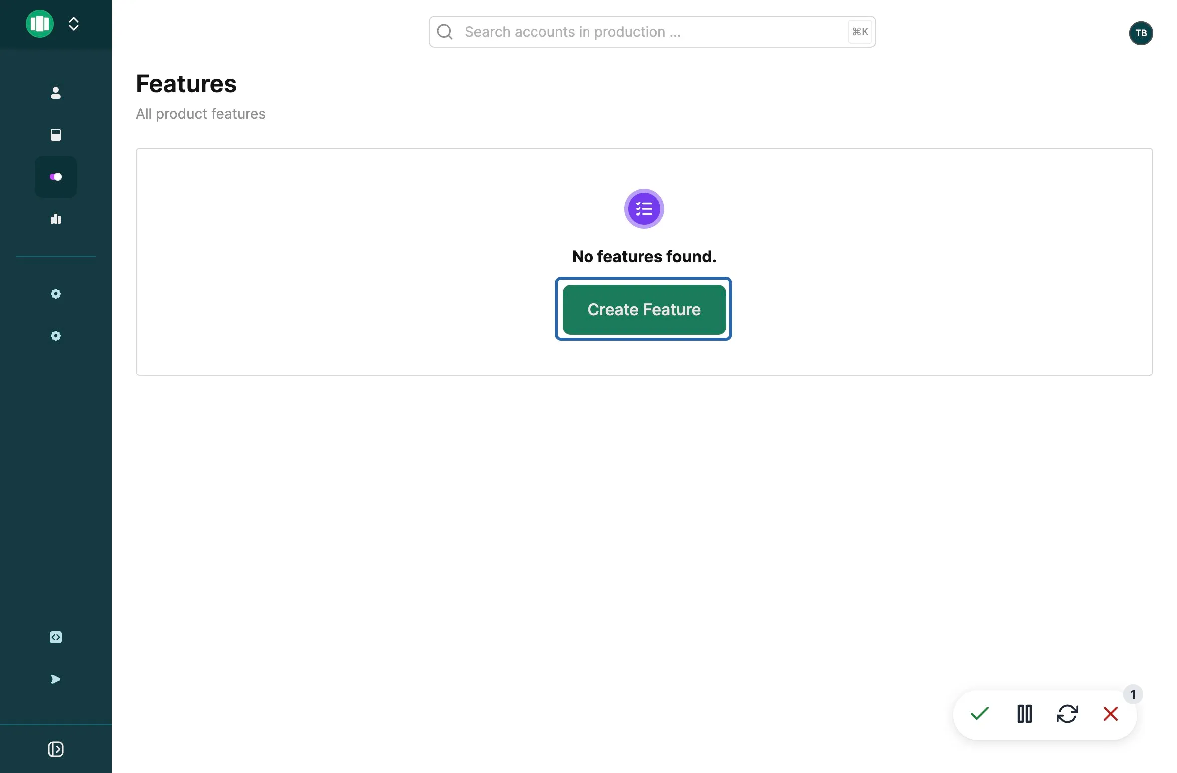 Go to Features and click Create Feature. Go to Features and click Create Feature.