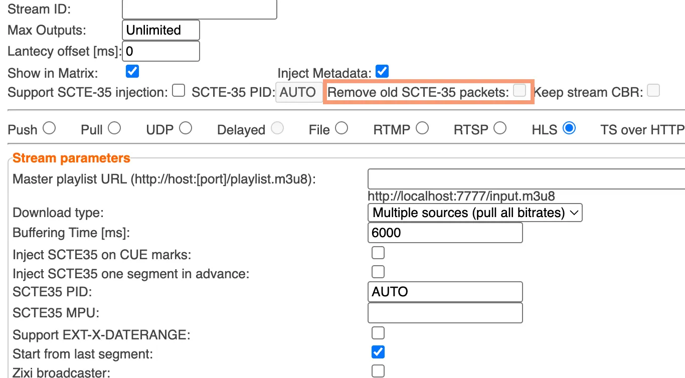 Remove old SCTE-35