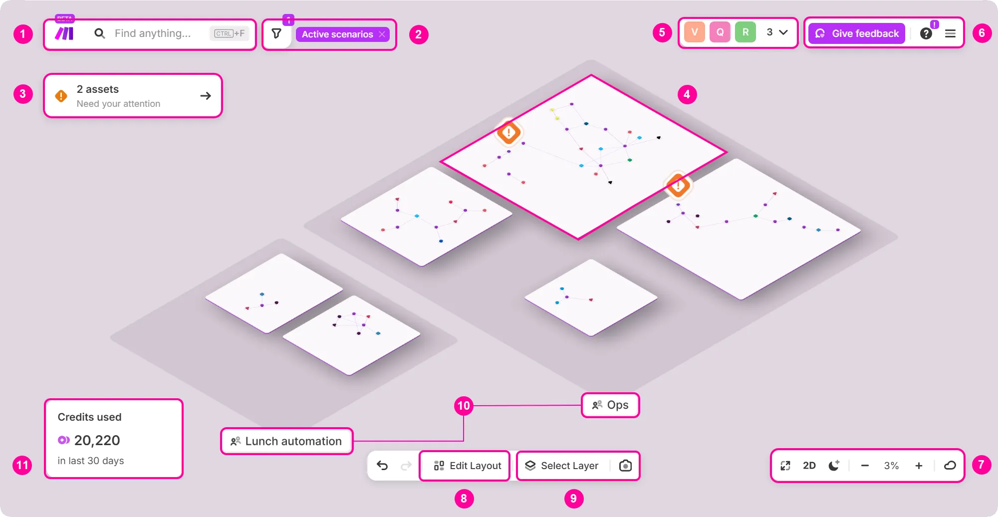 Navigate and interact with Make Grid