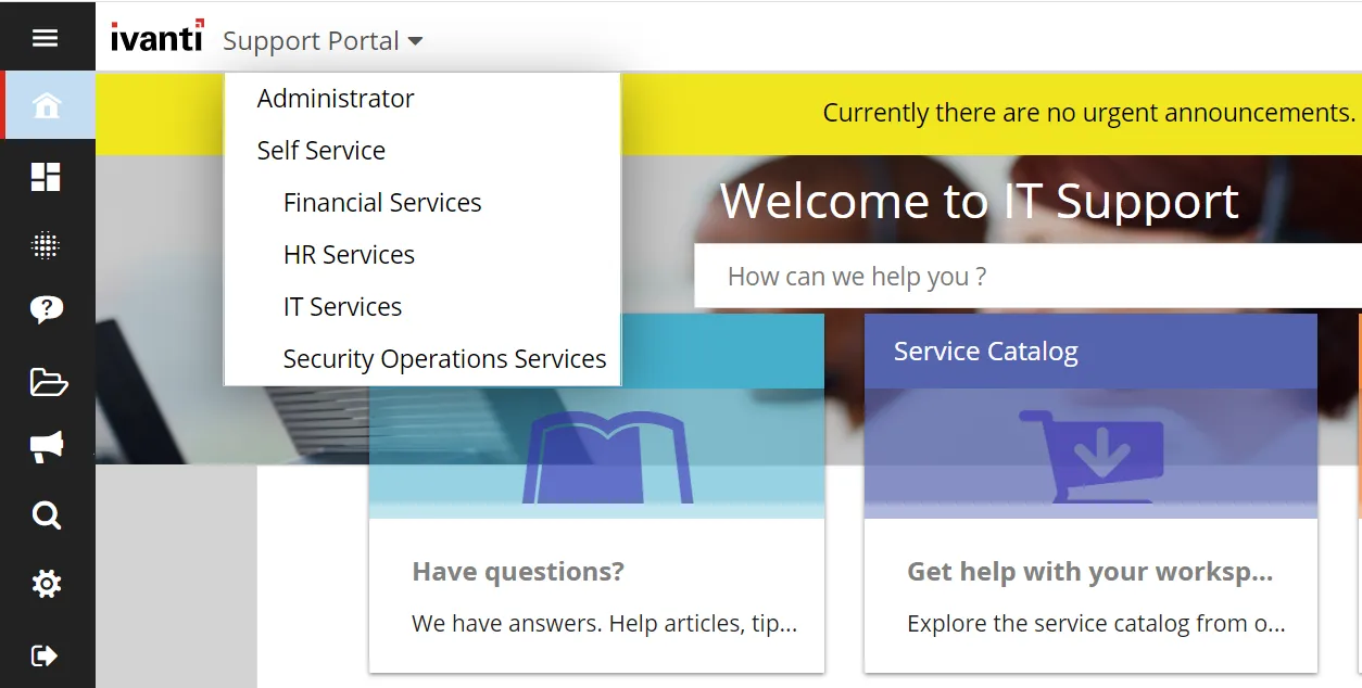 An extended role in the Self Service Mobile portal. An extended role in the Self Service Mobile portal.