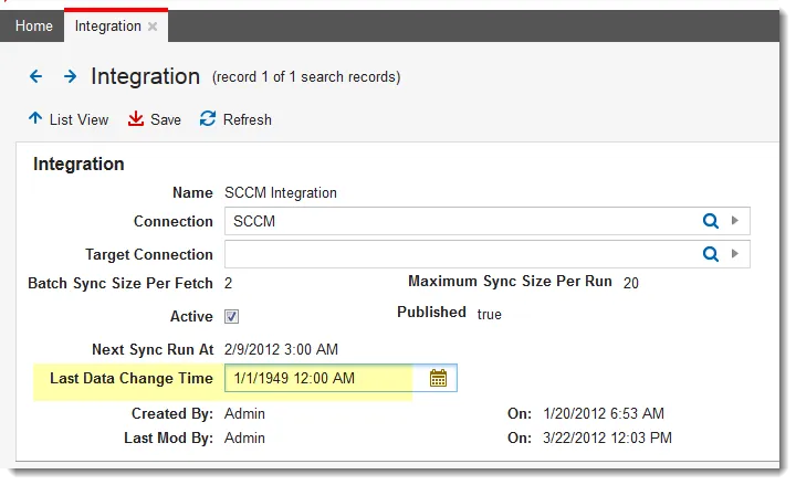 Setting an arbitrary date for the last audit.